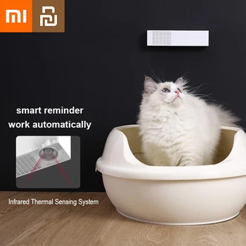 Умный очиститель запаха Xiaomi Youpin для удаления запаха собачьей мочи в помещении, наполнитель для кошачьего туалета, сменный инфракрасный датчик, дезодорант для домашних животных Изображение