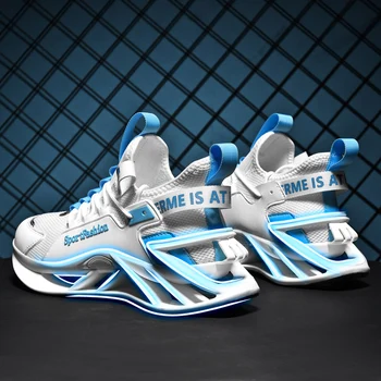 Универсальные мужские кроссовки Blade, Дышащие кроссовки, кроссовки для бега, модная спортивная обувь с противоскользящим амортизирующим покрытием, тренировочные Zapatillas Изображение