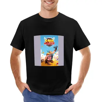 Футболка Coin Master, летние топы, футболка с графическим рисунком, мужская футболка с графическим рисунком Изображение