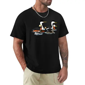 Футболка Grebes of North America (без текста), футболки для спортивных фанатов, футболка с графическим рисунком, мужская одежда Изображение