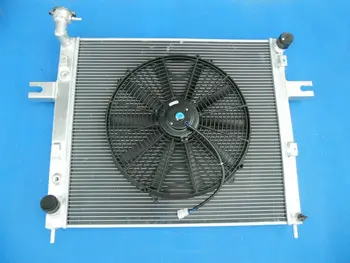 Хит продаж, алюминиевый радиатор + вентилятор для JEEP GRAND CHEROKEE 4.0L L6 AT 1999-2004 2000 2001 2002 2003 Изображение