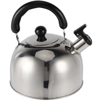 Чайник для приготовления чая, свистящий чайник для плиты, чайники из нержавеющей стали, чайники для плиты, вместимостью 3 л с капсульной основой От Изображение