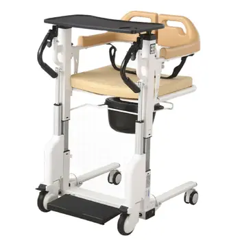 Электрическое кресло-подъемник для перемещения пациента, Туалетное кресло-комод для инвалидов Изображение